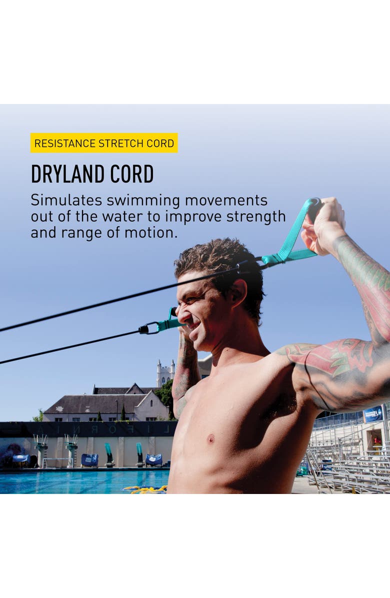 FINIS Dryland Cords Swim Resistance Bands for Strength and Flexibility Simulates Swim Strokes All, Alternate, color, Blue