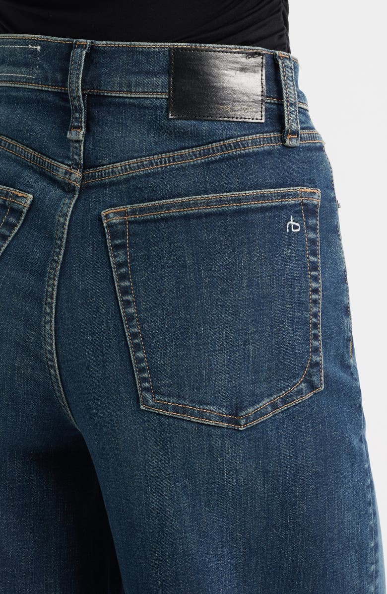 rag & bone Flexi Sofie High Waist Wide Leg Jeans, Alternate, color, Ness