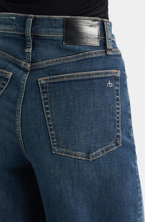 Rag & Bone Flexi Sofie High Waist Wide Leg Jeans In Blue