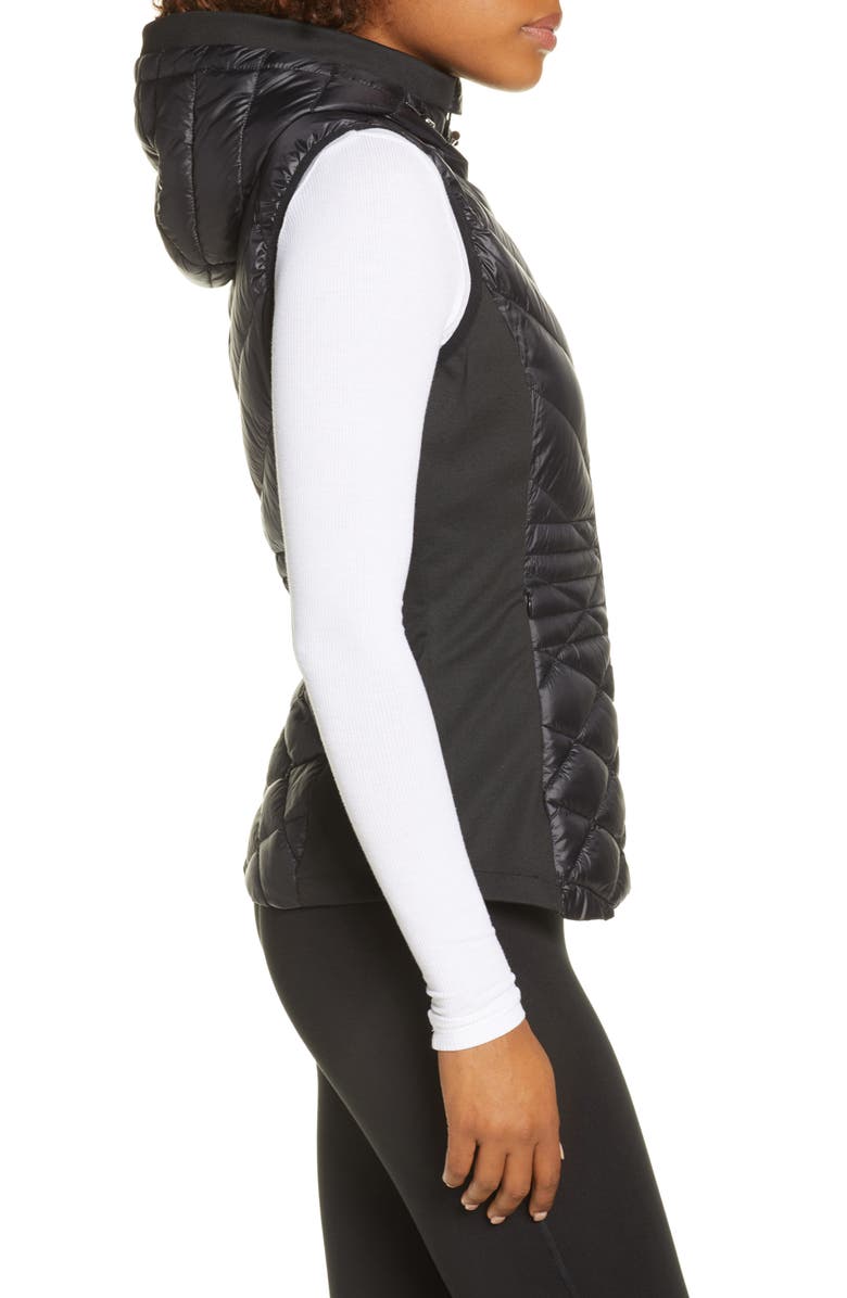 Zella Hybrid Quilted Performance Vest, Alternate, color, 