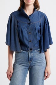 CIEBON Biffy Cape Denim Jacket