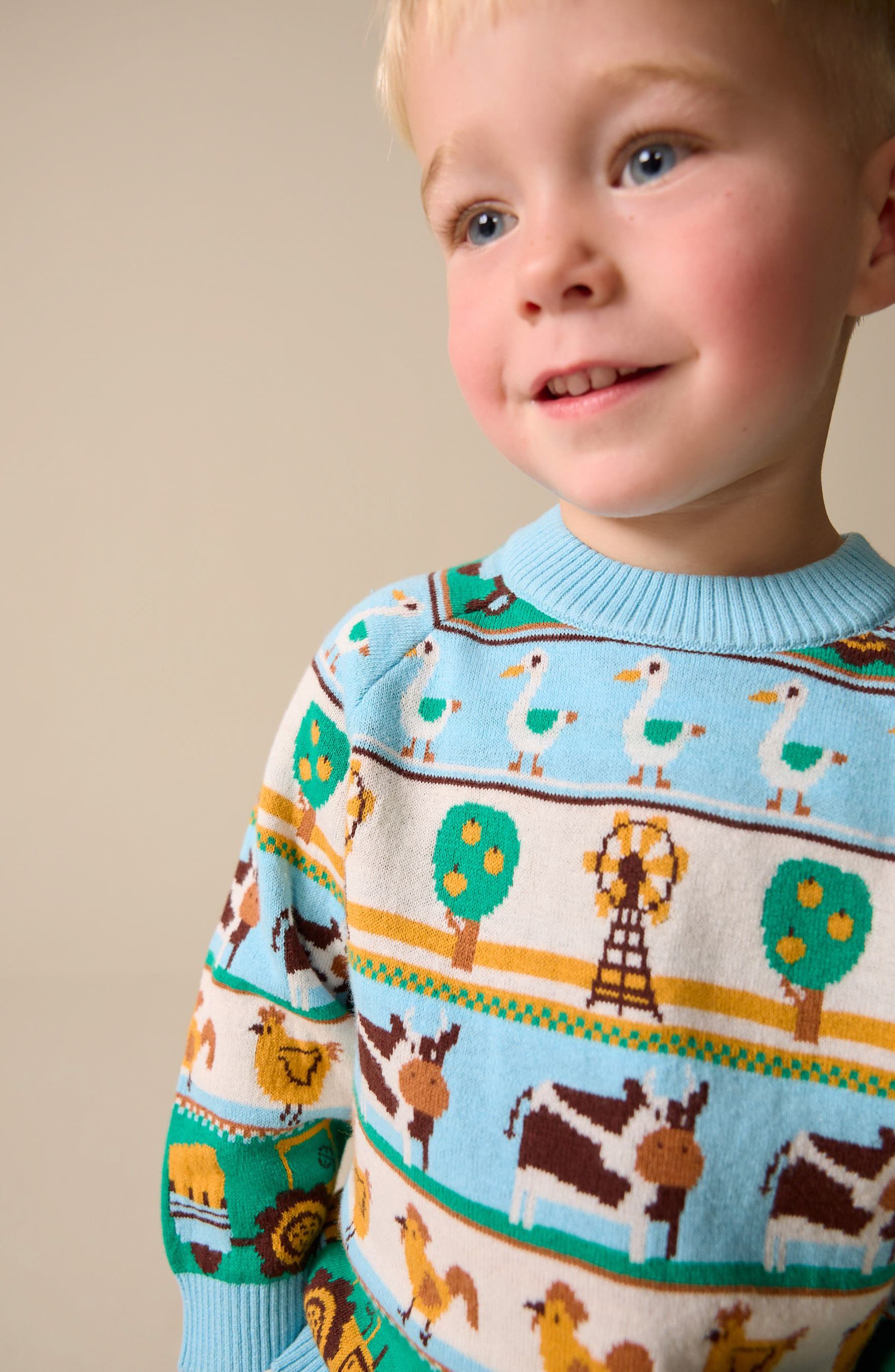 NEXT Kids' Farm Fair Isle Sweater — фото 8