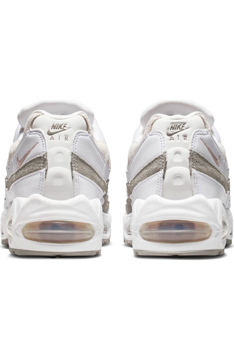 Nike Air Max 95 Sneaker, Alternate, color, White/ Red/ Charcoal/ Grey