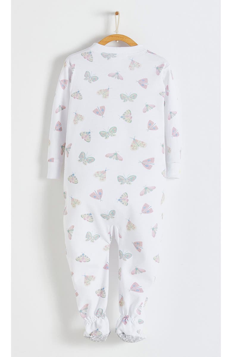 Babycottons Premium Peruvian Pima Cotton Lisa Snug Fit Zip Footed Pajama for Infant, Alternate, color, 