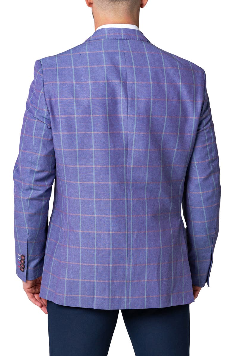 Maceoo Classy Descartes Windowpane Sport Coat, Alternate, color,