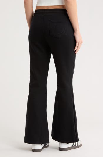 Crystal Logo Flare Sweatpants