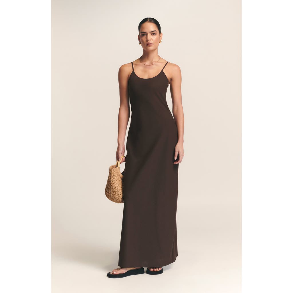 St Mrlo Myrtle Slip Dress In Brown