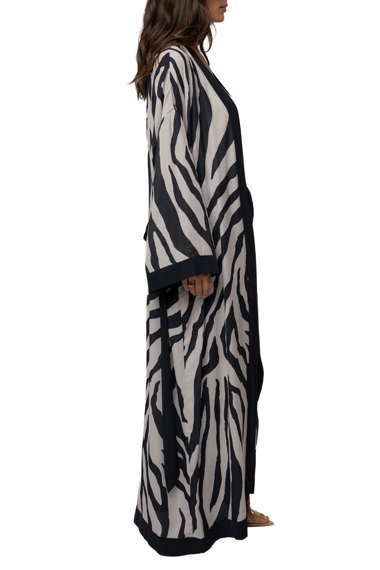 Safari Days Duster, Alternate, color, Navy Zebra