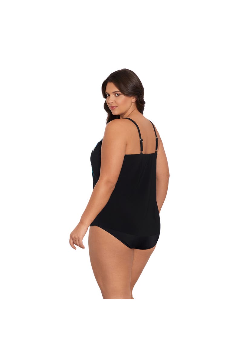 Trimshaper Hank Handkerchief Tankini Swimsuit Top, Alternate, color, Fern Delight