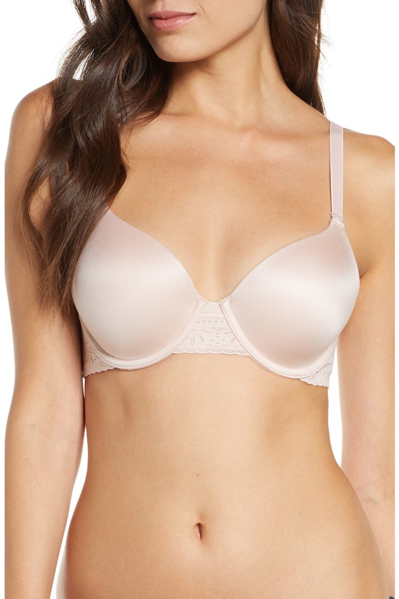 Future Foundations Contour Underwire Bra, Main, color, ROSE SMOKE