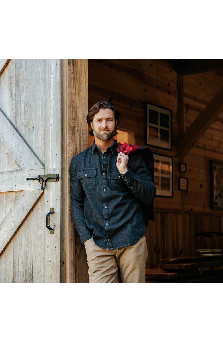 Mountain Khakis Austin Denim Shirt, Alternate, color, Black