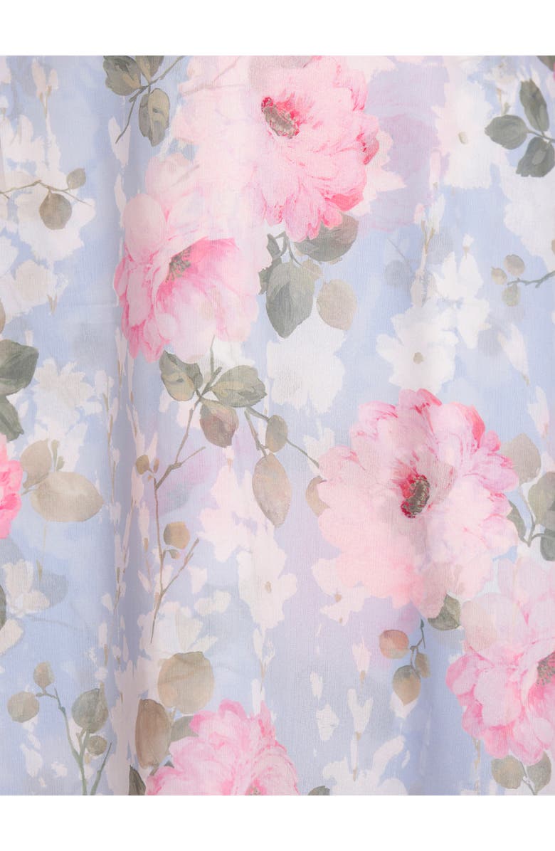 Needle & Thread Camille's Garden V-Neck Ankle Gown, Alternate, color, Skylight