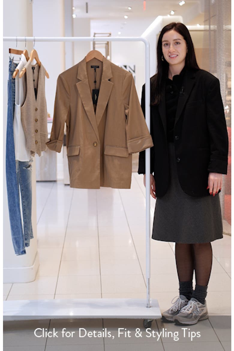 Jennie Linen Blend Blazer video