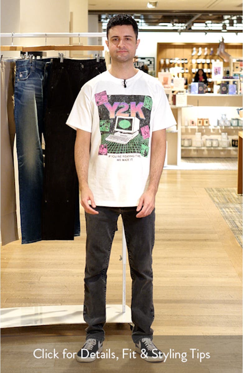 Y2K Cotton Graphic T-Shirt, sales video thumbnail