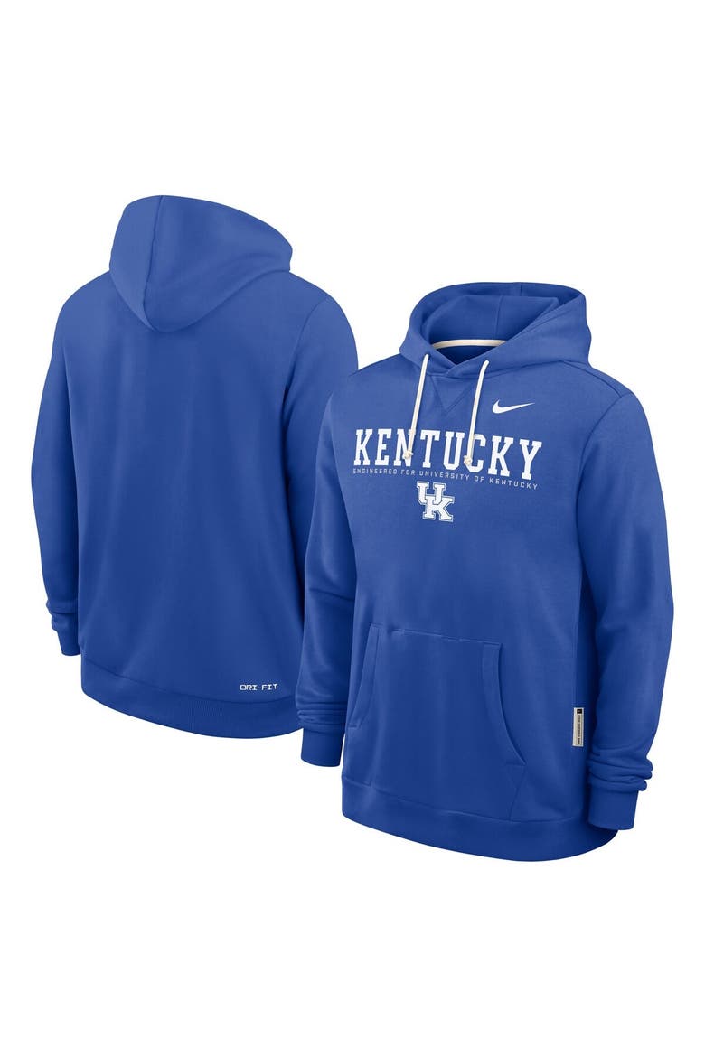 Men's Nike Royal Kentucky Wildcats 2025 Sideline Standard Issue Dri-FIT Hoodie, Alternate, color, Royal