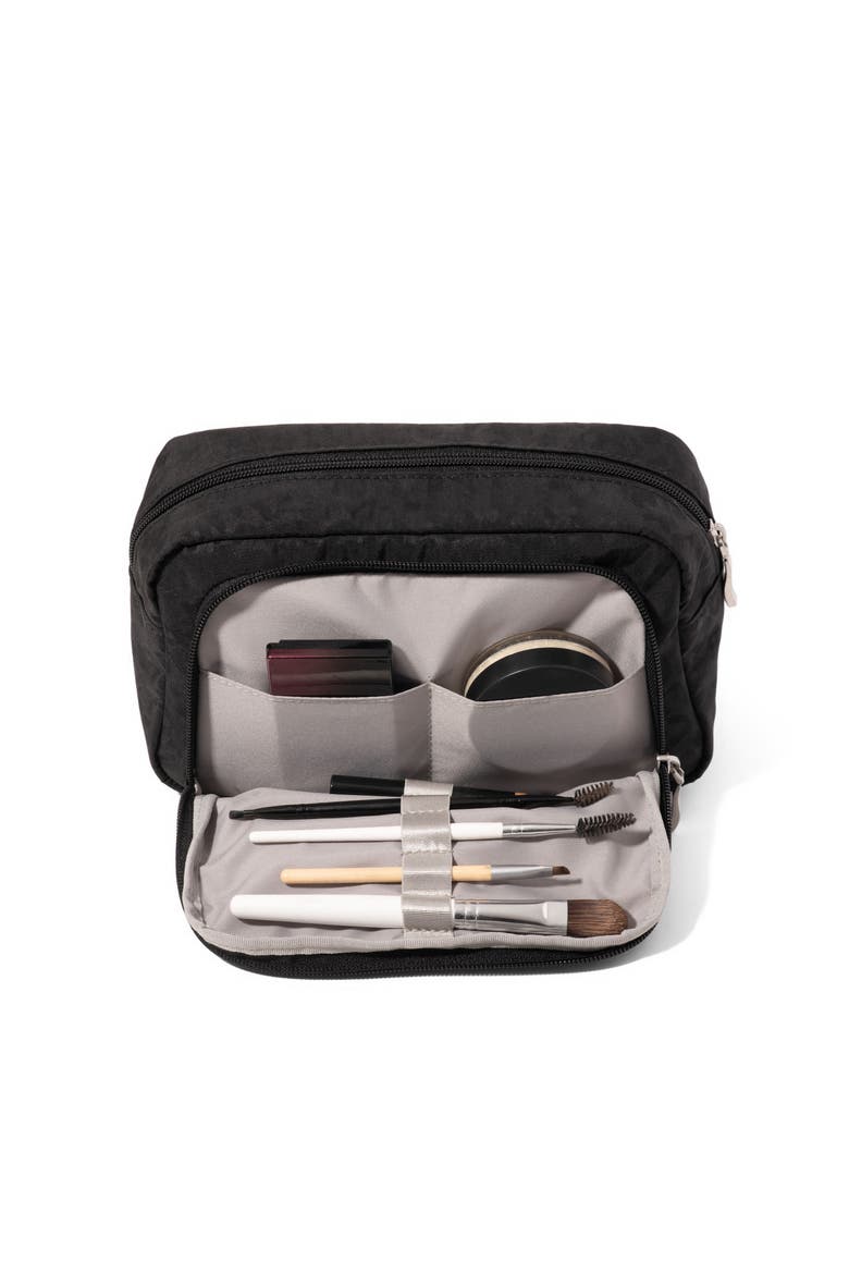 Pocket Cosmetic Bag with Brush Organization, Alternate, color, FRENCH NAVY