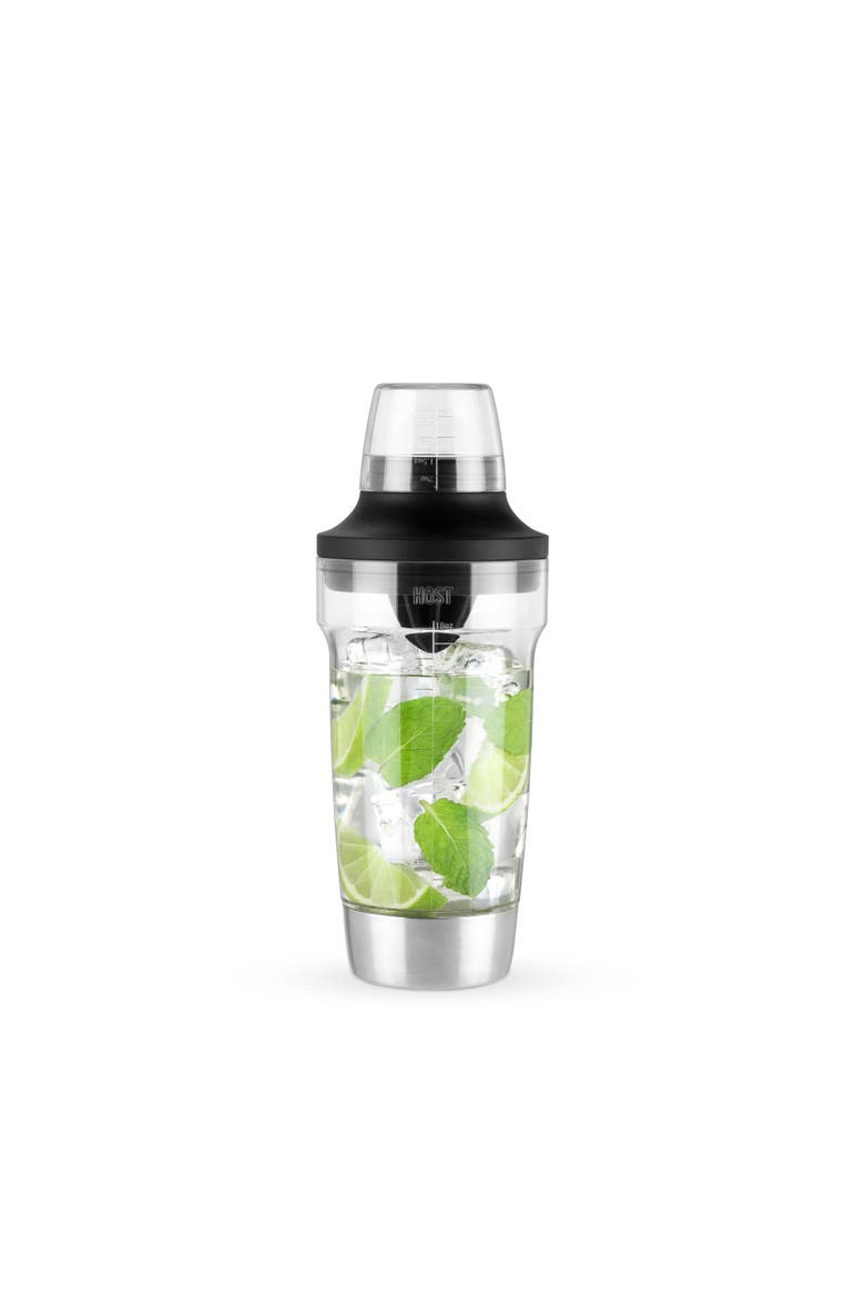 5-in-1 Cocktail Shaker, Main, color, Clear