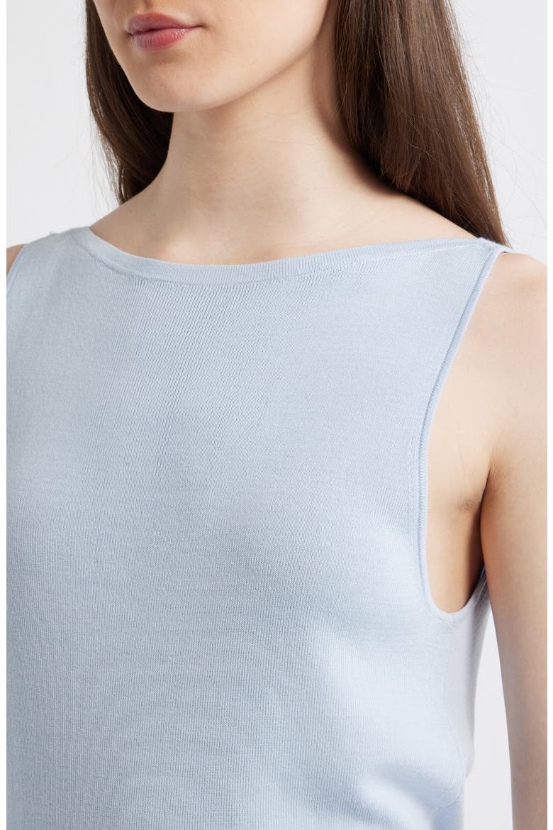 Suenyo Boat Neck Cotton Blend Top, Alternate, color, SKY BLUE