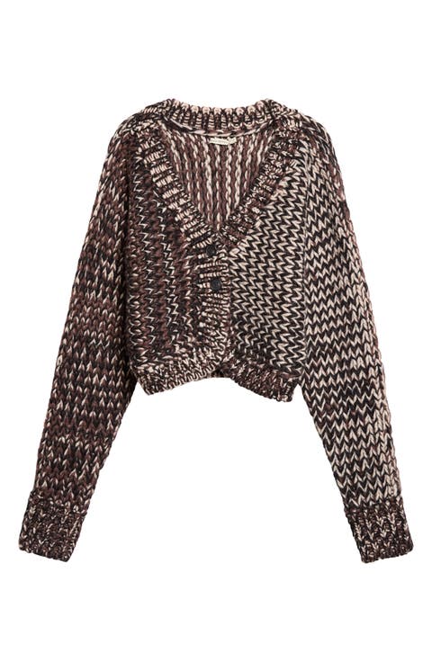Simi Marled Wool Blend Shrug