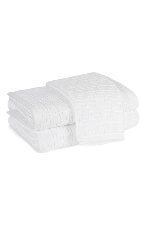 Matouk Athena Hand Towel In White