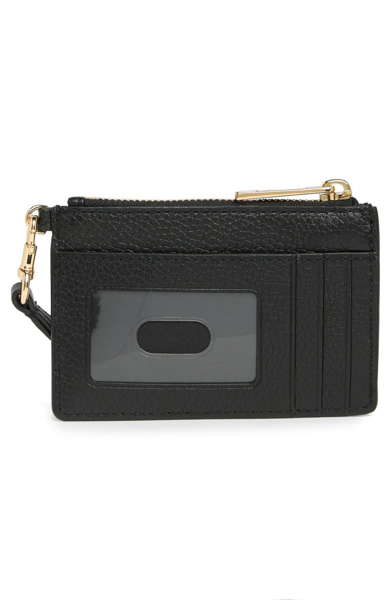 Marc Jacobs Groove Top Zip Wristlet, Alternate, color, Black