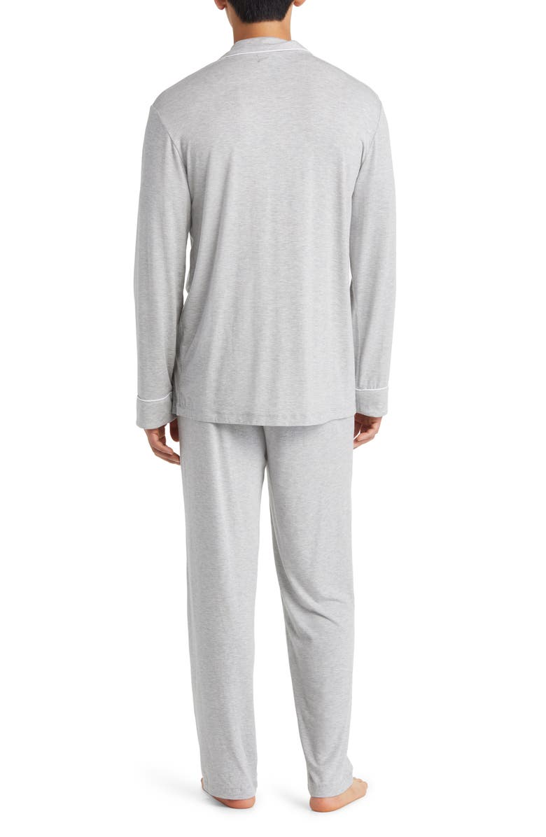 Nordstrom Moonlight Eco Pajamas, Alternate, color, Grey Heather