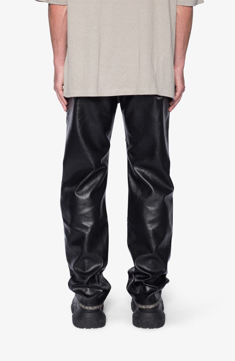 mnml V687 Antique West Faux Leather Pants, Alternate, color, 