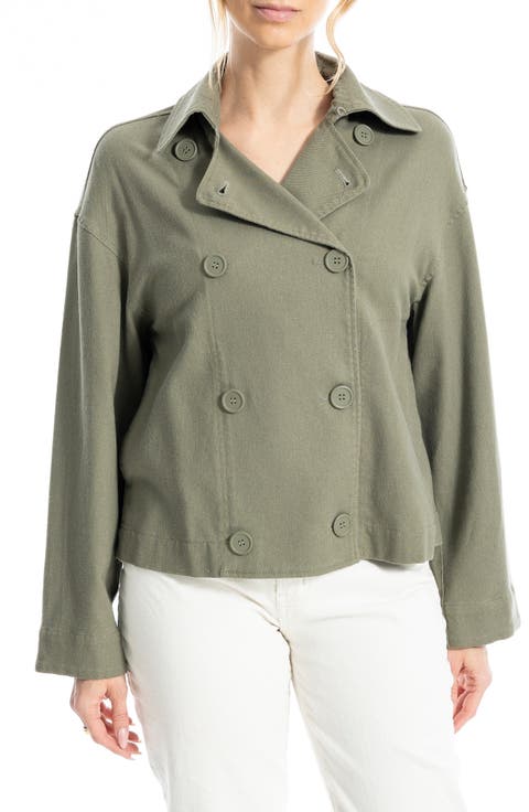 Double Breasted Twill Jacket