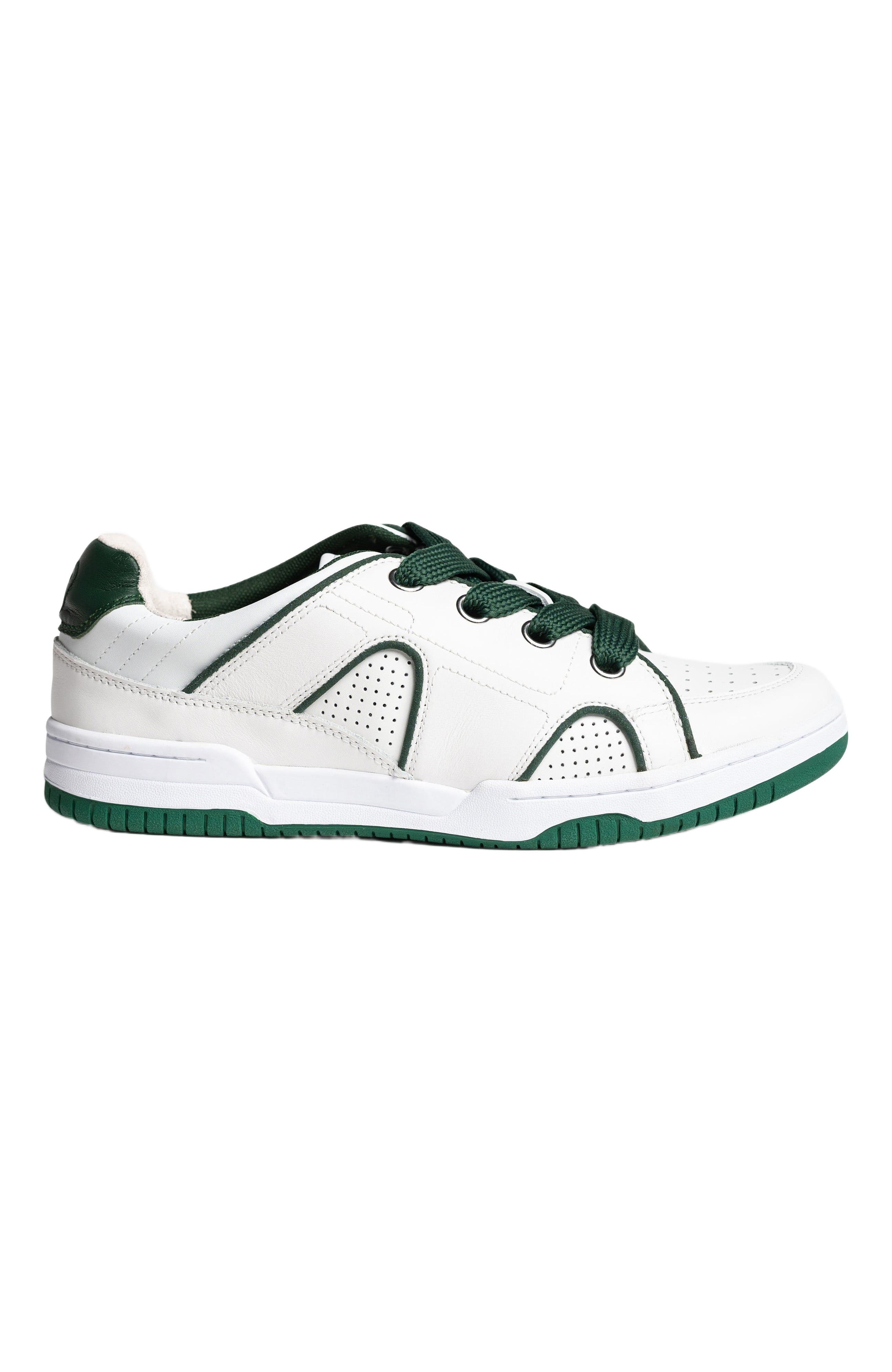 Freshy Steezy Lites Sneaker, Main, color, White/Green