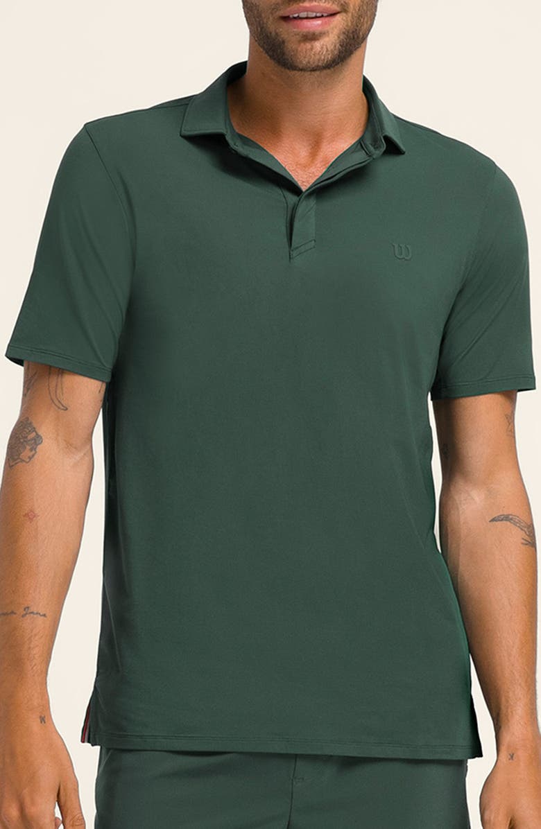 WILSON League Tennis Polo, Main, color, Sycamore