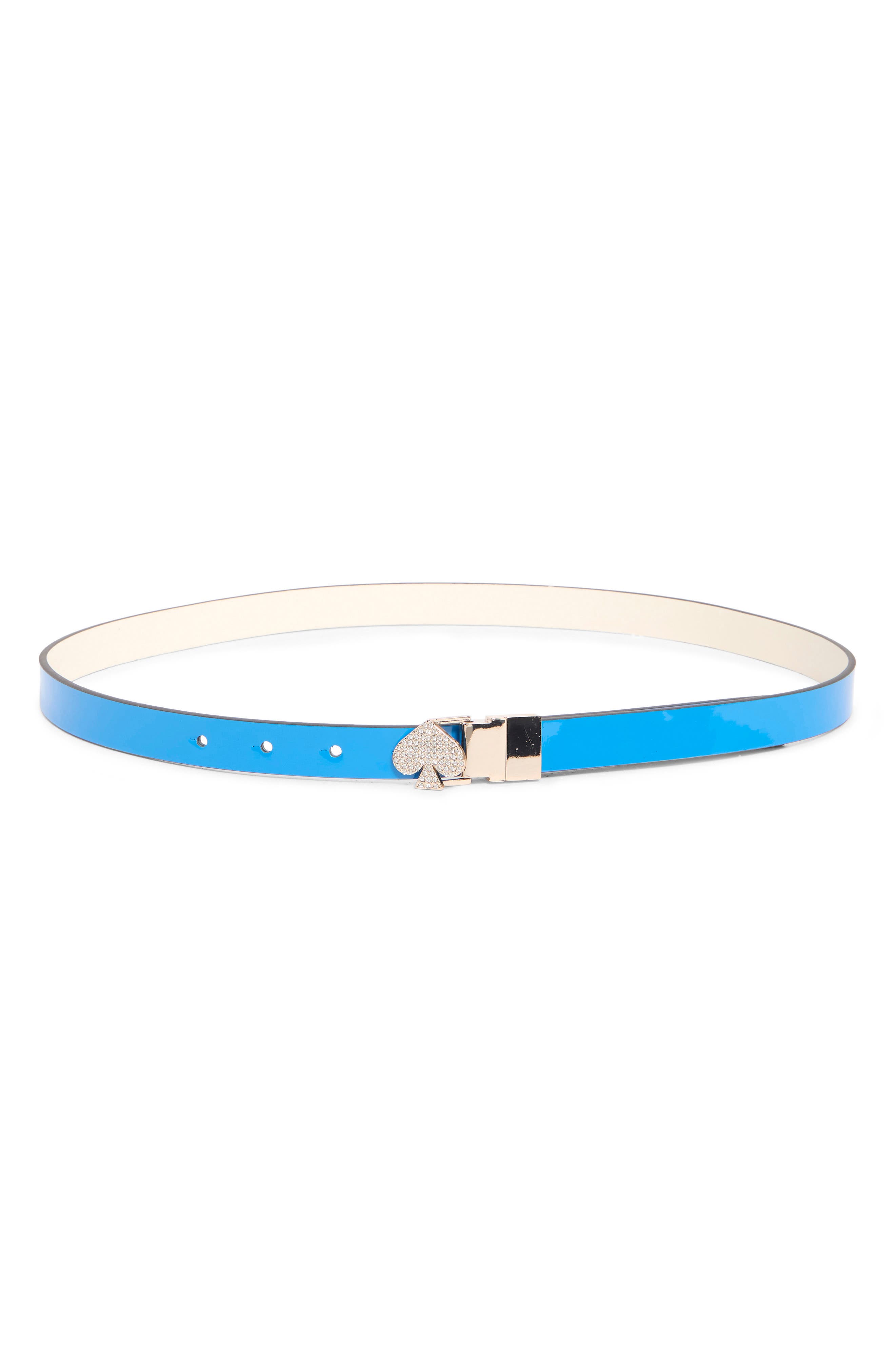 Kate Spade New York pavé spade reversible leather belt