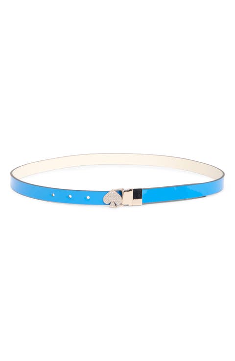 pavé spade reversible leather belt