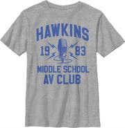 Stranger Things Boy's Stranger Things Hawkins AV Club 1983 Graphic T-Shirt