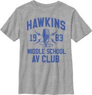Stranger Things Boy's Stranger Things Hawkins AV Club 1983 Graphic T-Shirt