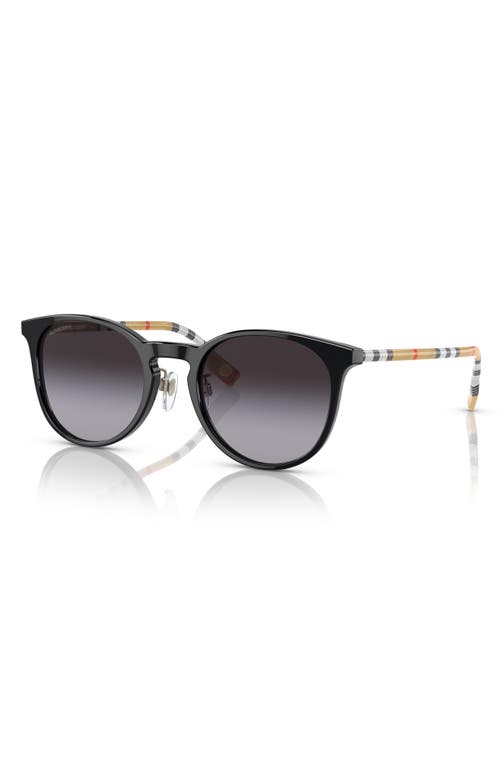 Burberry Grey Gradient Phantos Ladies Sunglasses Be4380d 38538g 51 In Black