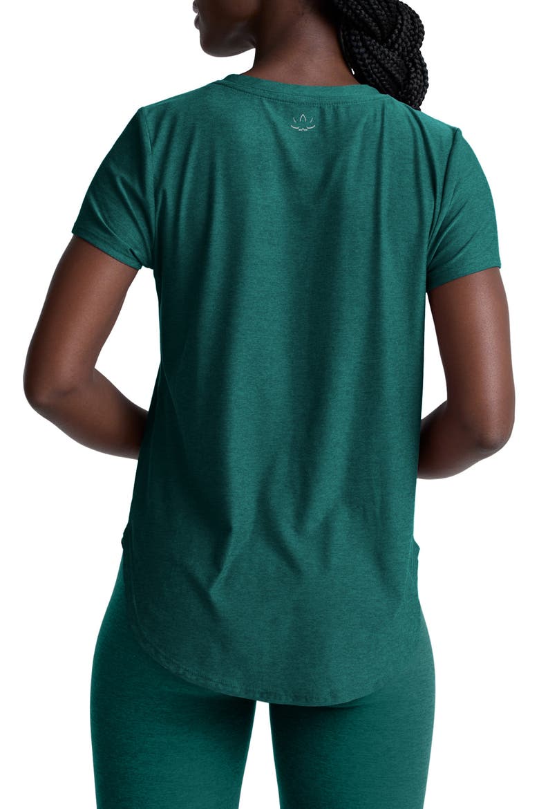 On the Down Low T-Shirt, Alternate, color, TEAL SEA HEATHER