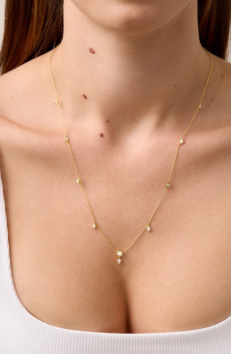 Bony Levy Maya Diamond By The Yard Necklace, Alternate, color, 18K Yellow Gold