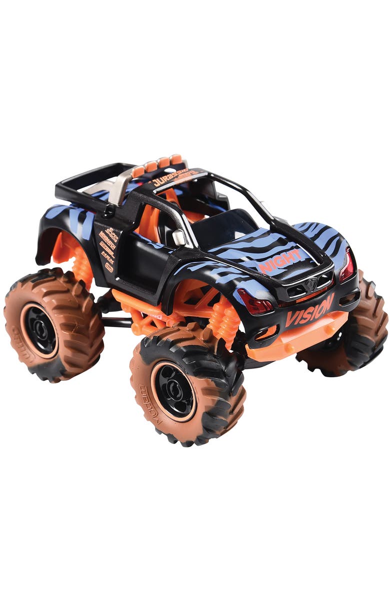 Modarri Jurassic Beasts Turbo Monster Truck, Alternate, color, Multicolored