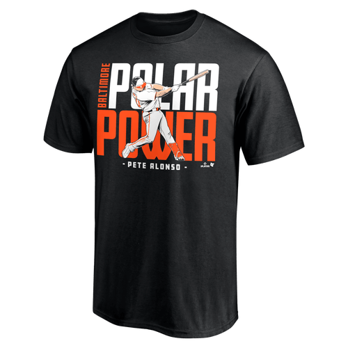 Breakingt Unisex Pete Alonso Black Baltimore Orioles Polar Power T-shirt