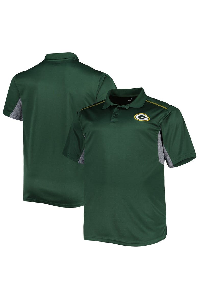 Men's Green Green Bay Packers Big & Tall Team Color Polo, Main, color, Green