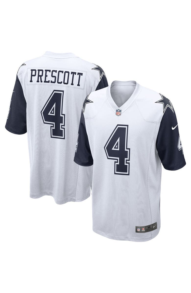 Nike Men's Nike Dak Prescott White Dallas Cowboys Alternate Game Jersey, Main, color, White
