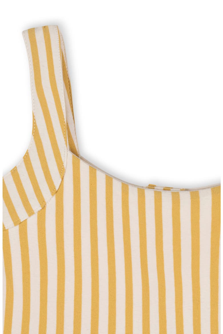 Kids' Organic Knit Tank Sundress with Flounce, Alternate, color, Sunny Stripe