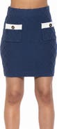 Alexia Admor Pattern Knit Miniskirt