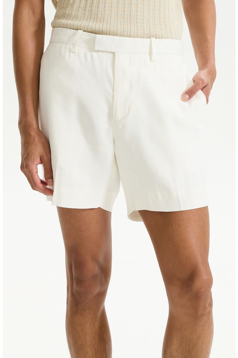 Jarin Linen Blend Shorts, Main, color, IV