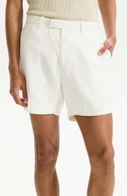 Theory Jarin Linen Blend Shorts