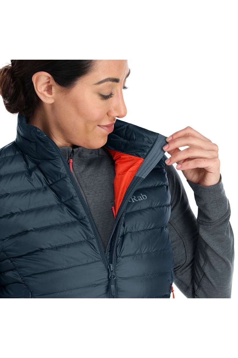 Microlight Down Vest - Women's, Alternate, color, Orion Blue