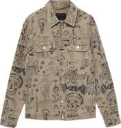 AllSaints Sherb Canvas Shacket
