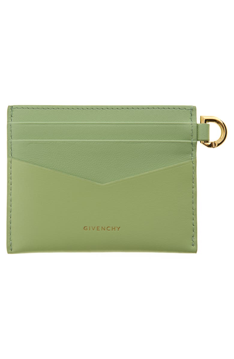 Givenchy 4G Leather Card Case, Alternate, color,