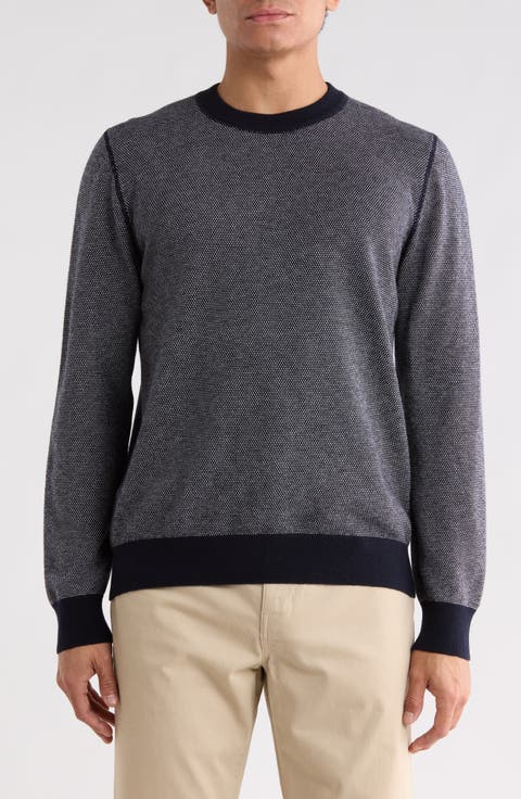 Birdseye Crewneck Sweater