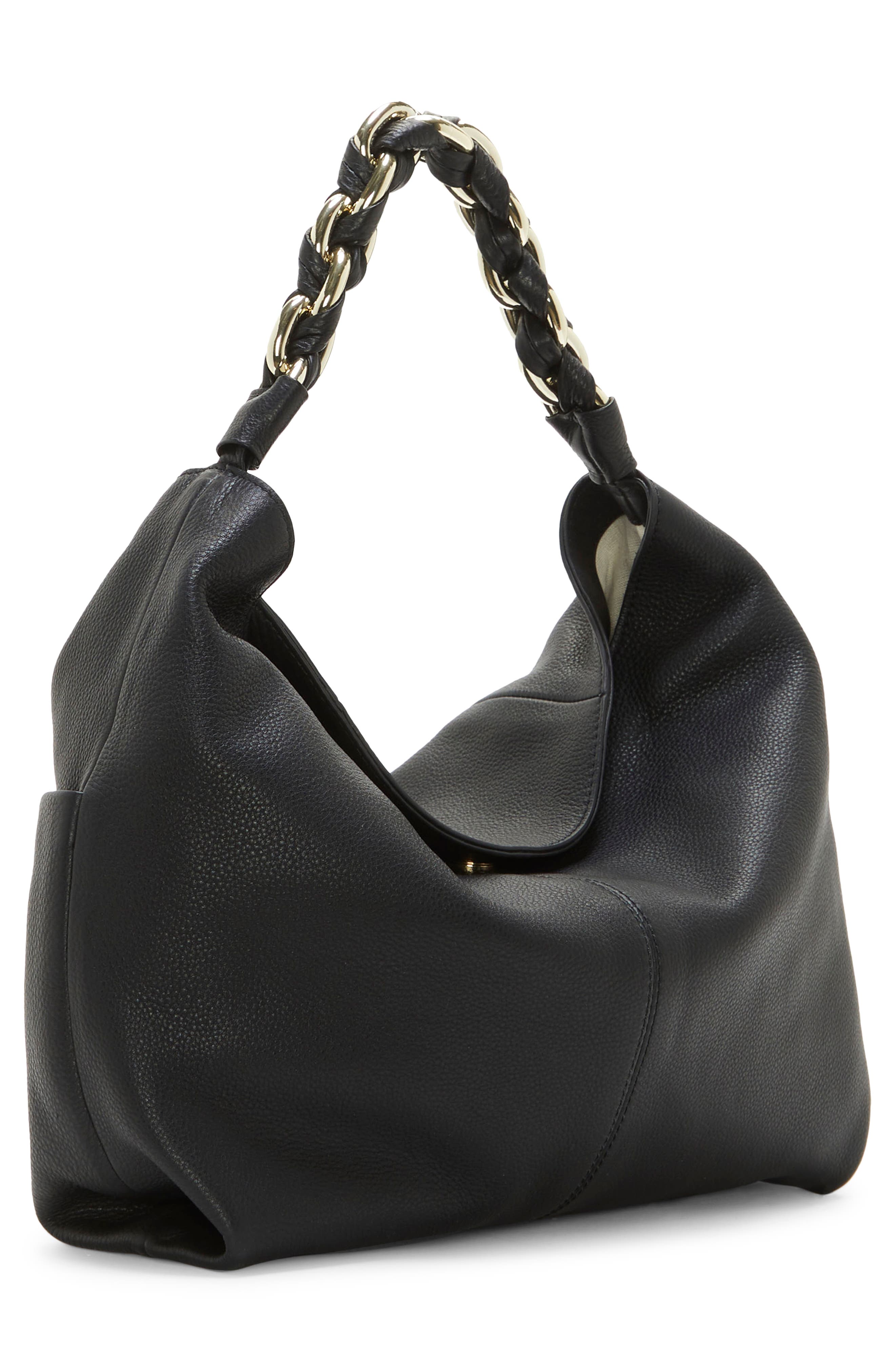 Vince Camuto Lyona Leather Hobo Bag, Alternate, color, 
